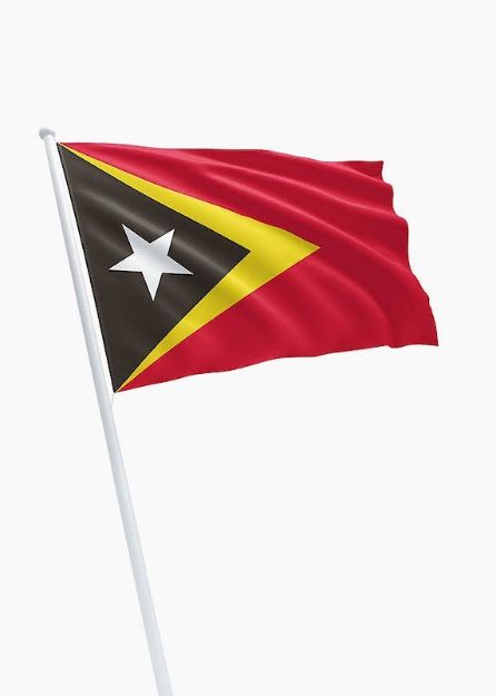 Vlag Oost Timor - 100x150cm Spun-Poly